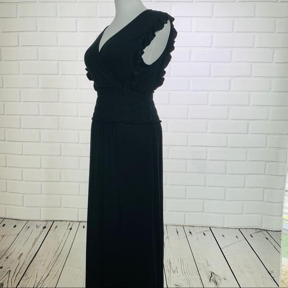 time and tru black dress